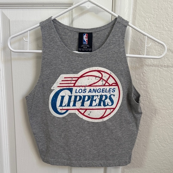 NBA Tops - NBA Los Angeles Clippers Crop Tank
